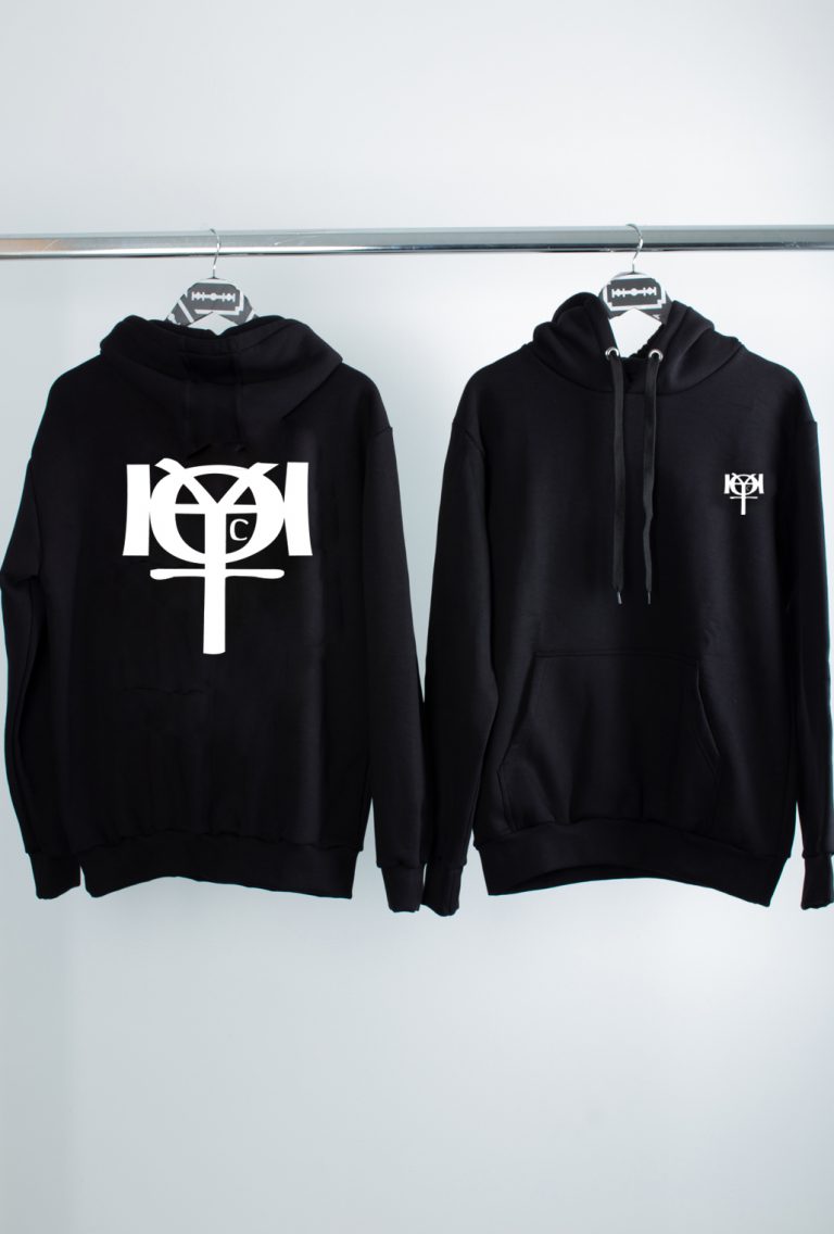 ΘΥΤΗΣ CLASSIC LOGO BLACK HOODIE Die Nasty
