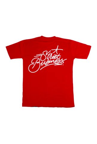 BUZZ CAPITANO - "TAG" RED TEE