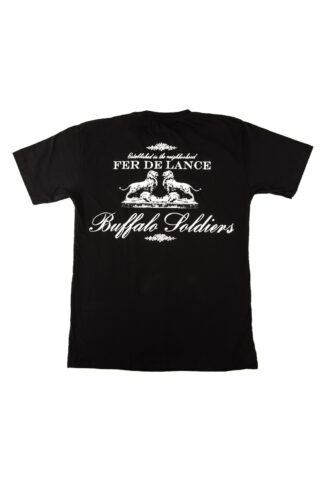 FER DE LANCE - "BUFFALO SOLDIERS" BLACK TEE