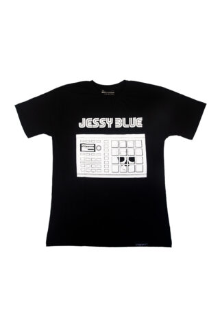 JESSY BLUE - "MASTER OF SYSTEMS" BLACK TEE