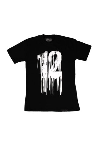 12ος ΠΙΘΗΚΟΣ - "12" BLACK TEE