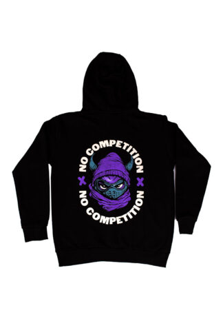 RETRO - NO COMPETITION BLACK HOODIE