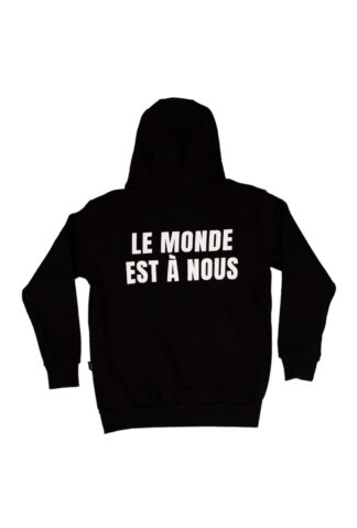 ΤΖΑΜΑΛ - "LE MONDE EST A NOUS" BLACK HOODIE