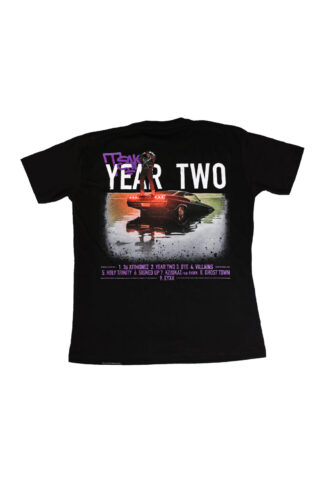 TSAKI - "YEAR TWO" BLACK TEE