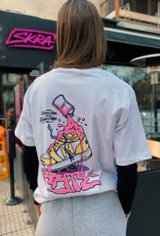 SKRA X HATEMOST - WHITE TEE