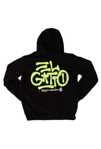 ΜΙΚΡΟΣ ΚΛΕΦΤΗΣ - "EL GATO" BLACK HOODIE