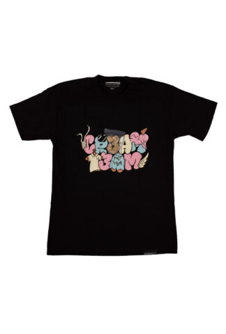 ΜΙΚΡΟΣ ΚΛΕΦΤΗΣ X HATEMOST - "CR3AM T3AM" OFFICIAL COVER BLACK TEE