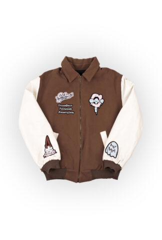 ΜΙΚΡΟΣ ΚΛΕΦΤΗΣ X HATEMOST - "CR3AM OF THE CROP" VARSITY JACKET