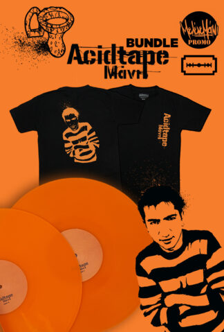 MANI - "ACID TAPE" BLACK TEE & VINYL BUNDLE