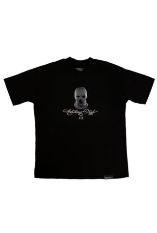 DIENASTY - "BALΛCLV" OVERSIZED BLACK TEE (LIMITED EDITION)