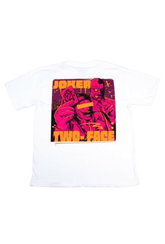 JOKER TWO FACE - "TOUCHDOWN" WHITE TEE