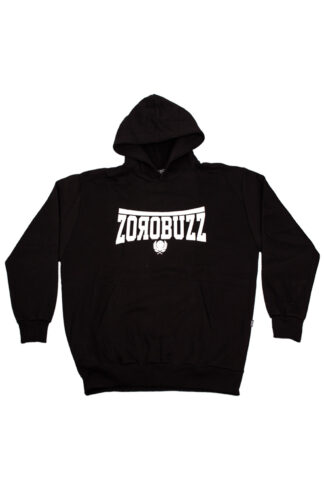 ZORO & BUZZ - "MASK" OVERSIZED BLACK HOODIE